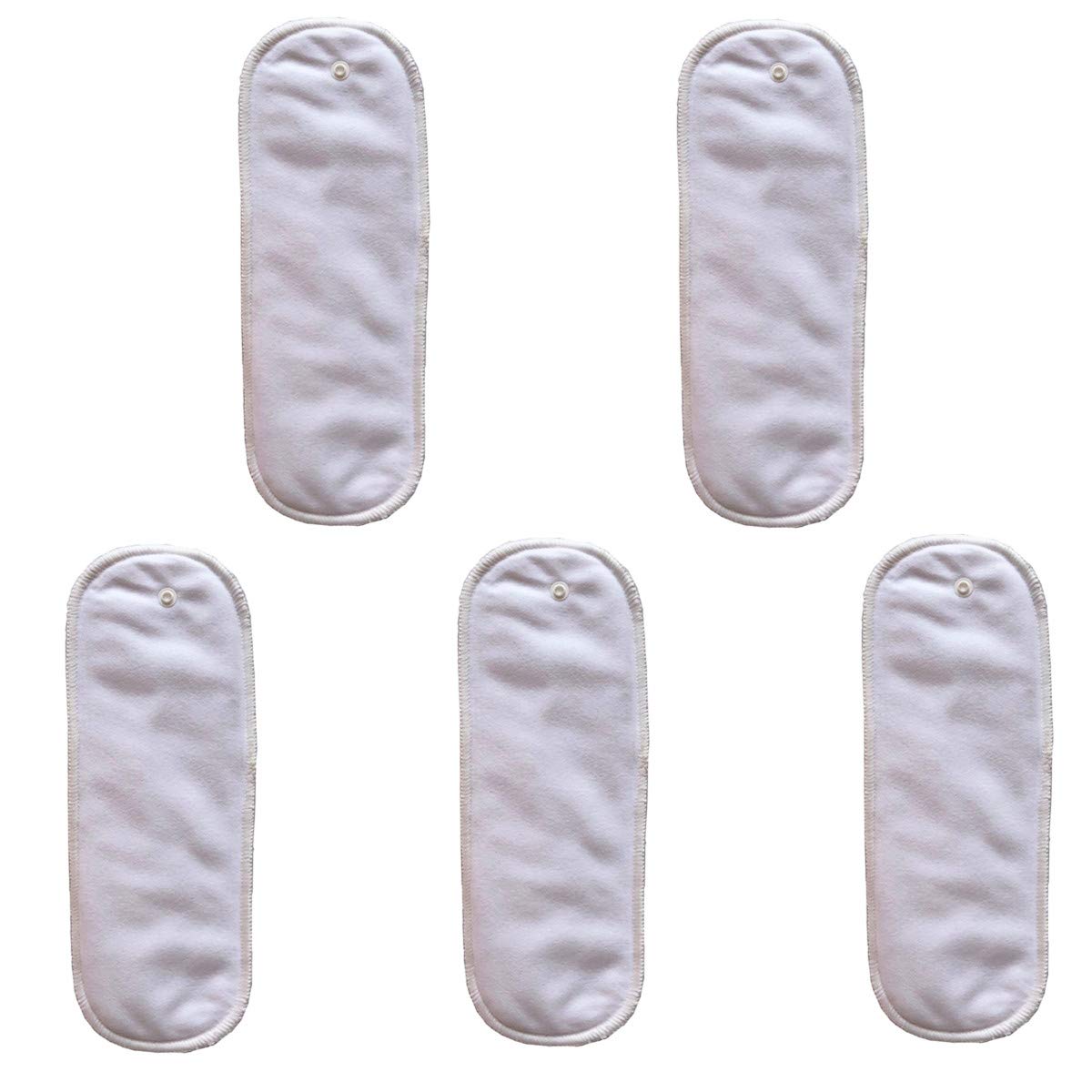 Sigzagor Newborn Baby Diaper Nappy Cover 8lbs-10lbs (5 Newborn Snap-in Inserts)