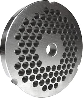 size #32 x 1/4 (6 mm) LARGER BURGER GRIND holes Meat Grinder Plate Disc Fits all major brands