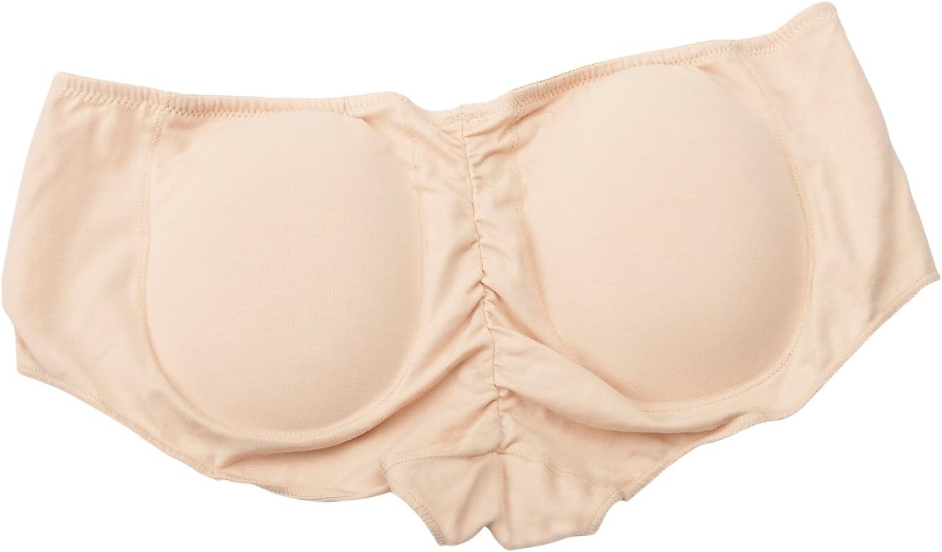 Fitness Quest Booty Pop Women's Beige Low Rise Briefs, Size Large