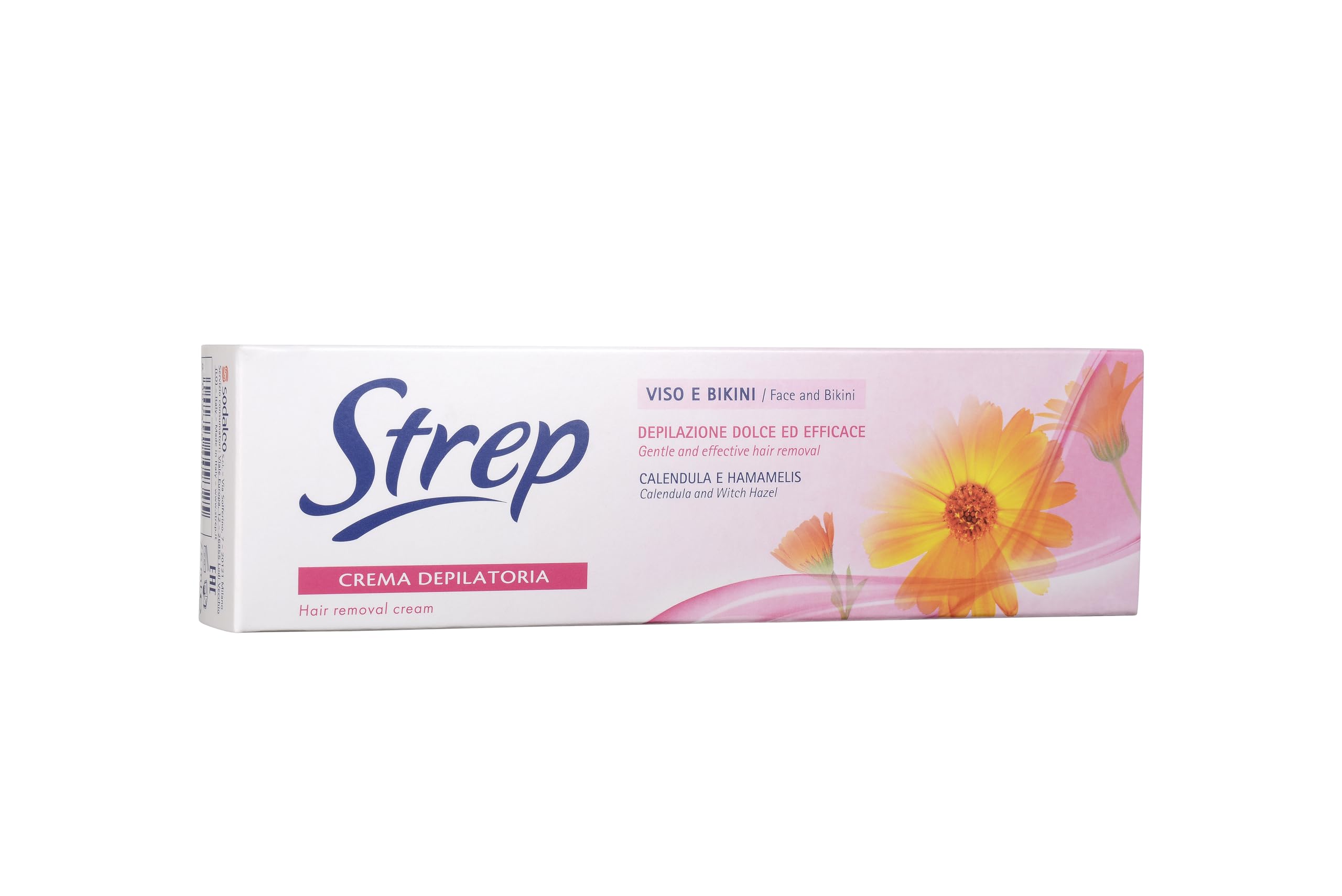 Strep - Viso & Bikini Hair Removal Cream, Azione Extra Delicata, Protettiva E Idratante - 75 ml - [confezione da 6], 450 ml, 6