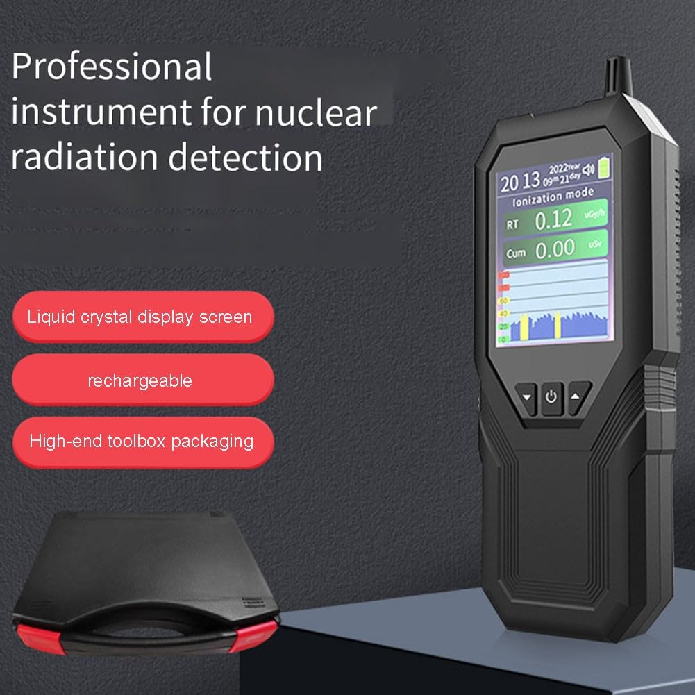 Geiger Counter Nuklearstrahlungsdetektor, verbessertes Monitor-Dosimeter, wiederaufladbar, Beta-Gamma-Röntgenstrahlung, tragbarer Handstrahlungsmonitor mit LCD-Display