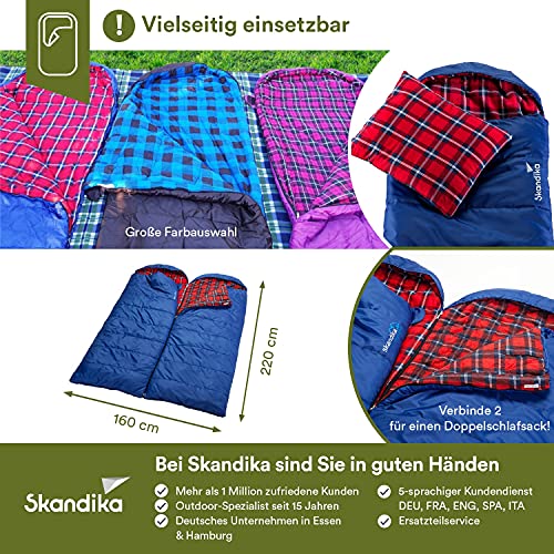 Skandika Dundee Deckenschlafsack für Camping und Outdoor-Aktivitäten