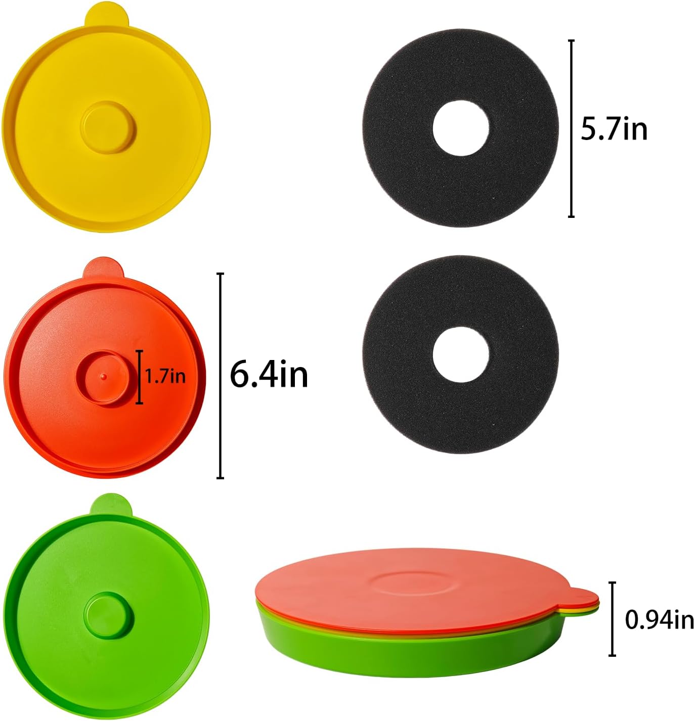 3 Pack Margarita Salt Rimmer Set, Cocktail Glass Rimmer, Bar Accessory image 2
