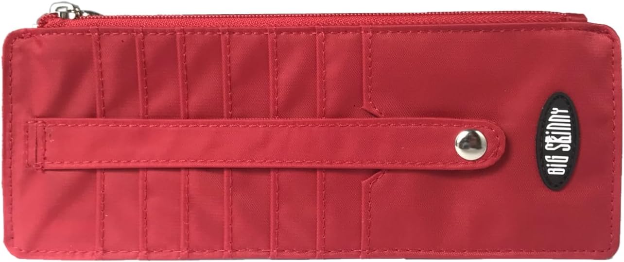 Big Skinny Women's Jaguar Credit Card Slim Wallet, Holds Up to 25 Cards