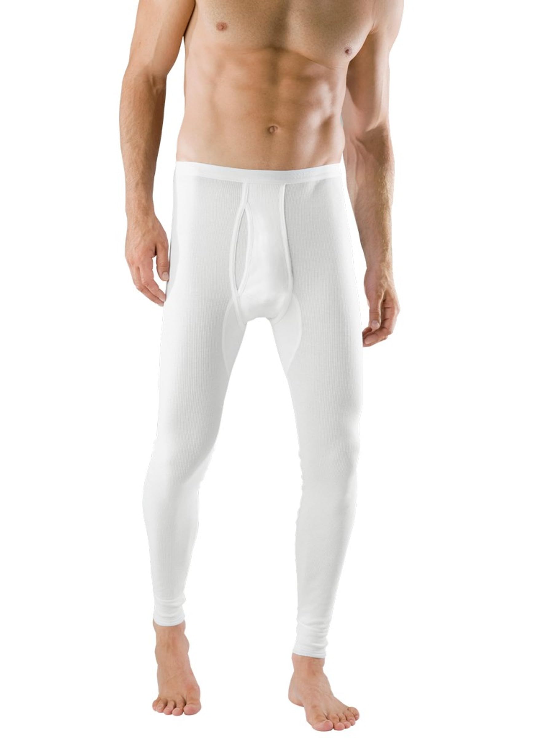 Schiesser Men's Y-fronts Thermal Bottoms - White - White (100-White) - 10