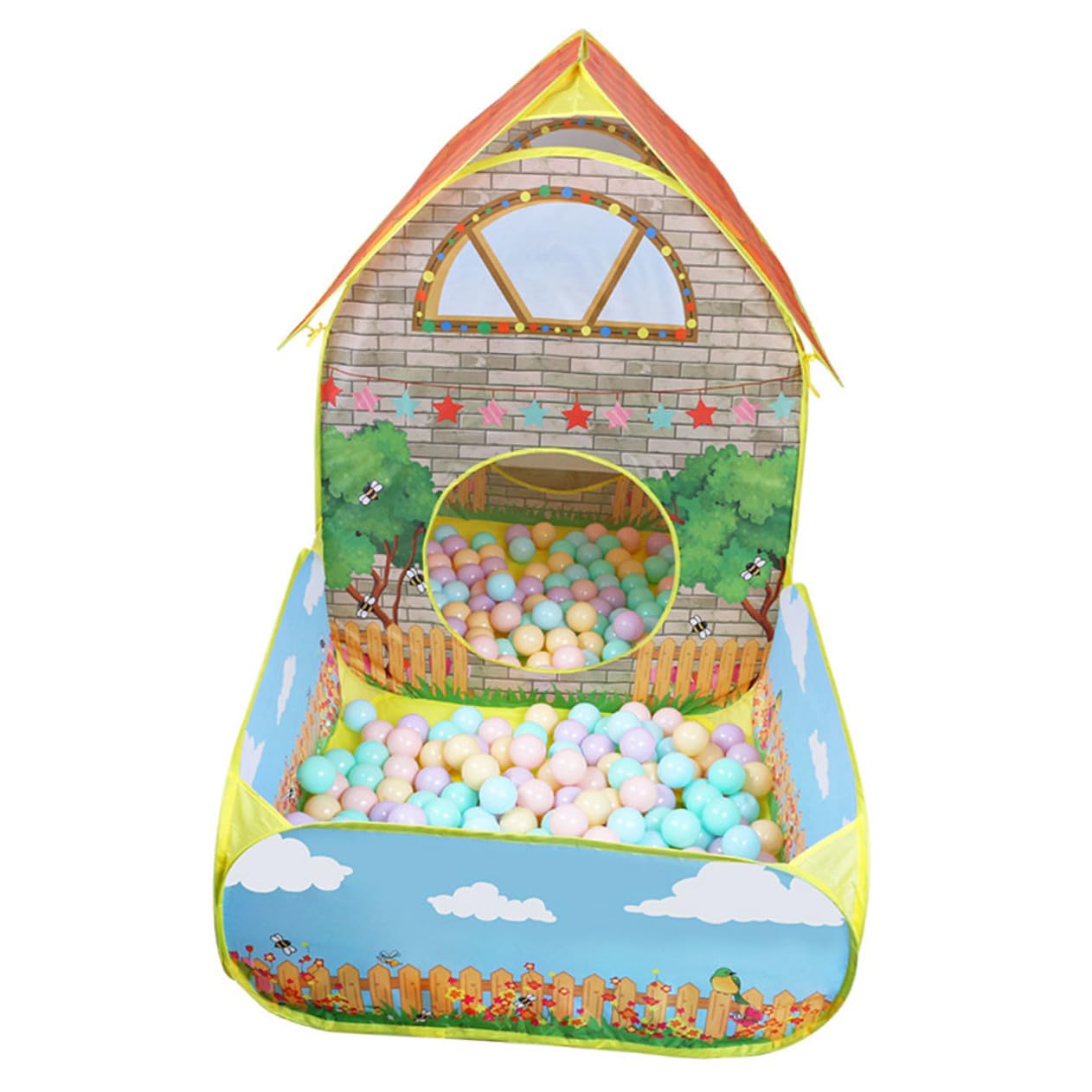 Alasum Tienda de Juegos para Niños Portátil Estructura de Alambre de Acero y Tela de Poliéster, Fácil Instalación y Bolsa de Transporte para Uso Interior y Exterior