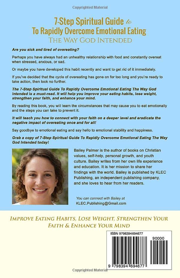 Miniatura 2 de 7-Step Spiritual Guide To Rapidly Overcome Emotional Eating The Way God Intended Improve Eating Habits, Lose Weight Strengthen Your Faith & Enhance