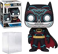 Vista 1 de Dia de Los DC - Figura de vinilo de Batman # 409, incluye protector compatible con caja Pop Box