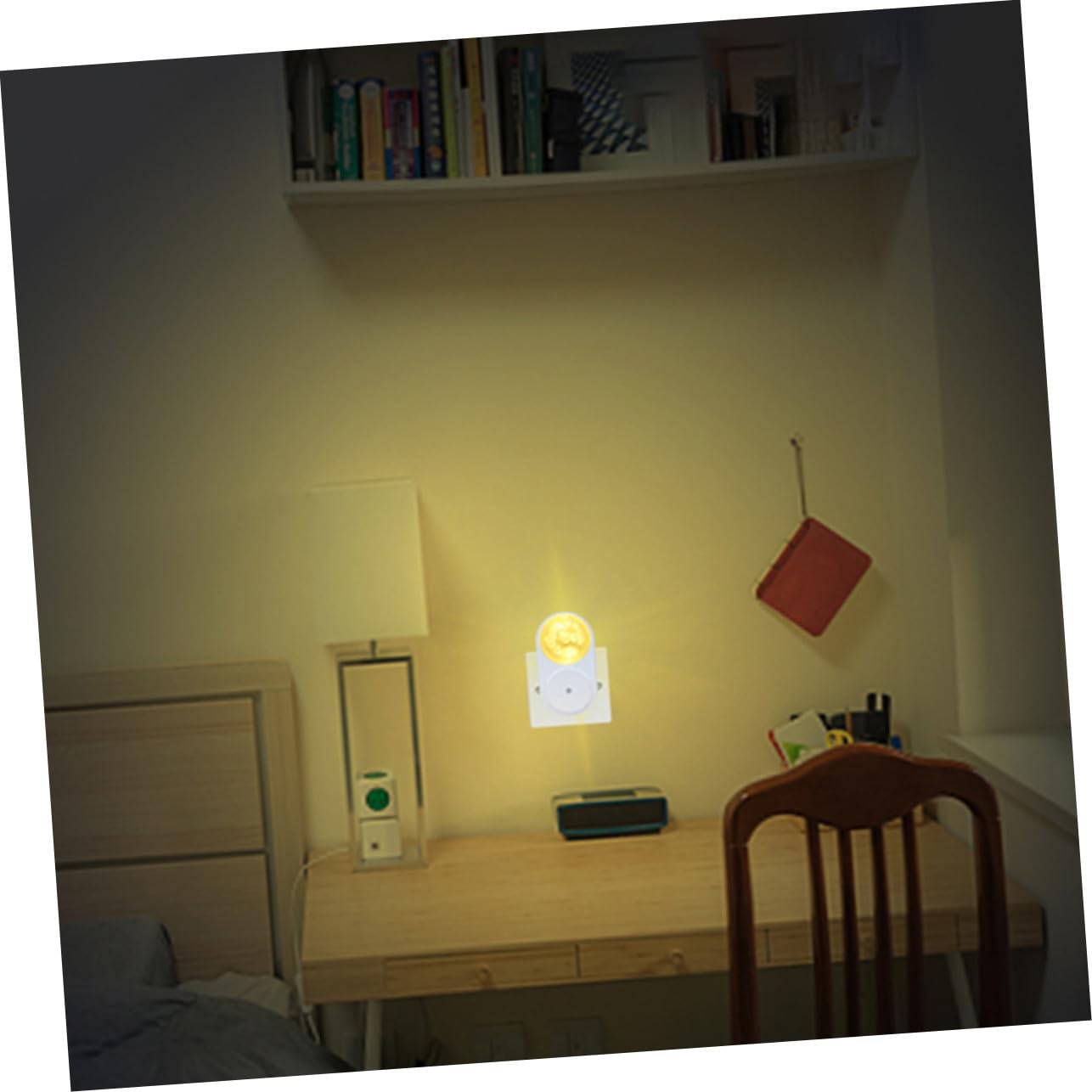 Luz Nocturna Enchufable LED Rgb Sensor Crepuscular, 2 Piezas