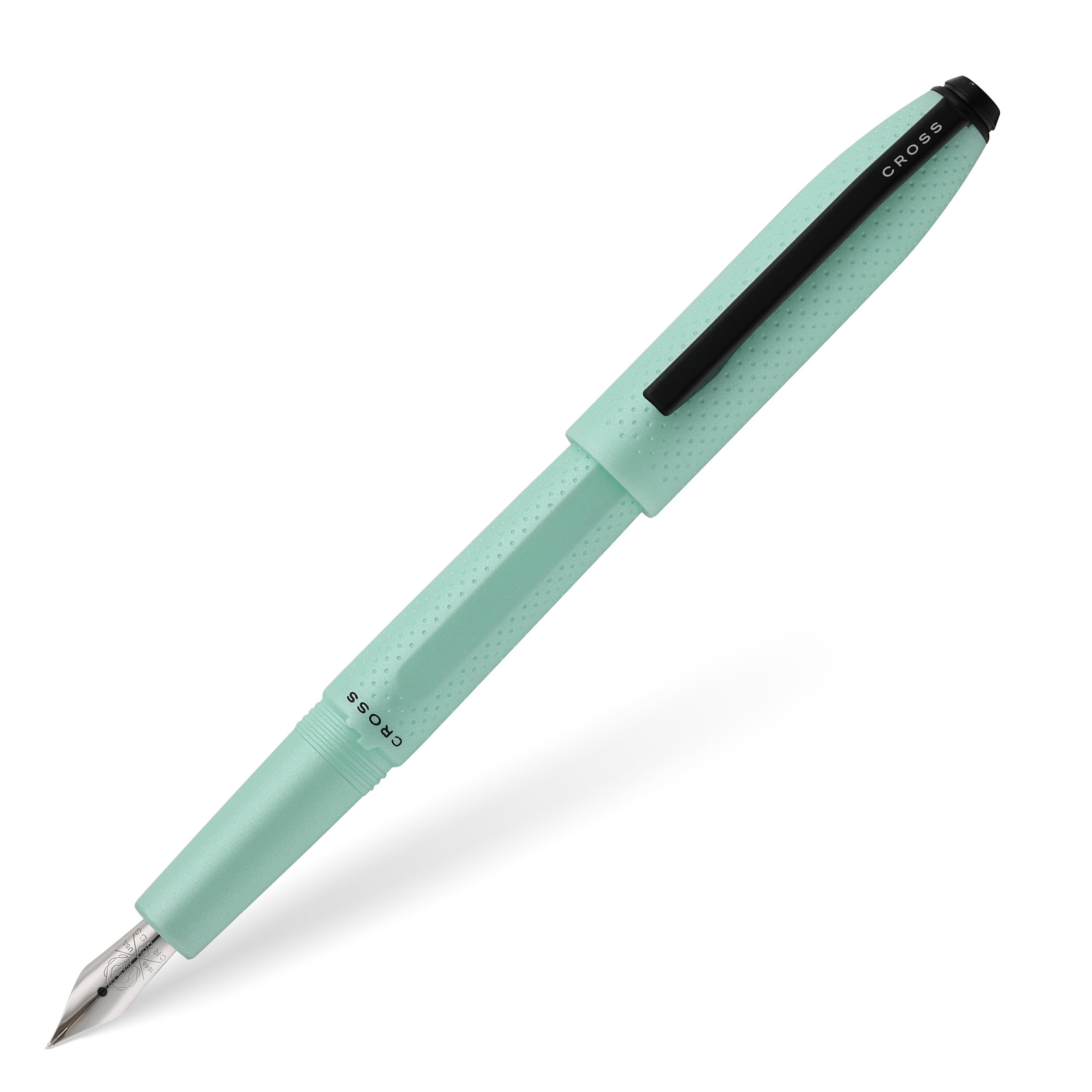 Cross Prism Seafoam Resin Fountain Pen, Fine Nib, Black Appointments