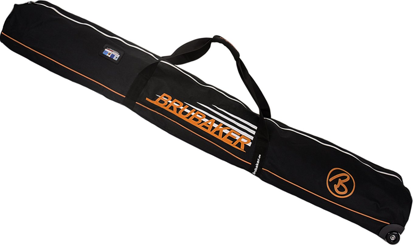 Housse à Skis BRUBAKER Carver Performance - Pour 1 Paire + Bâtons - Rembourrée 10mm - 190cm