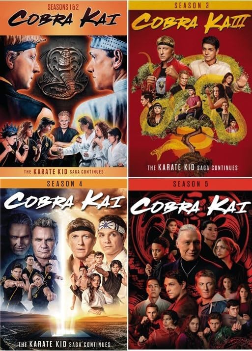 Cobra Kai - Season 1 , 2 , 3 , 4 & 5 [DVD 4-Pack]