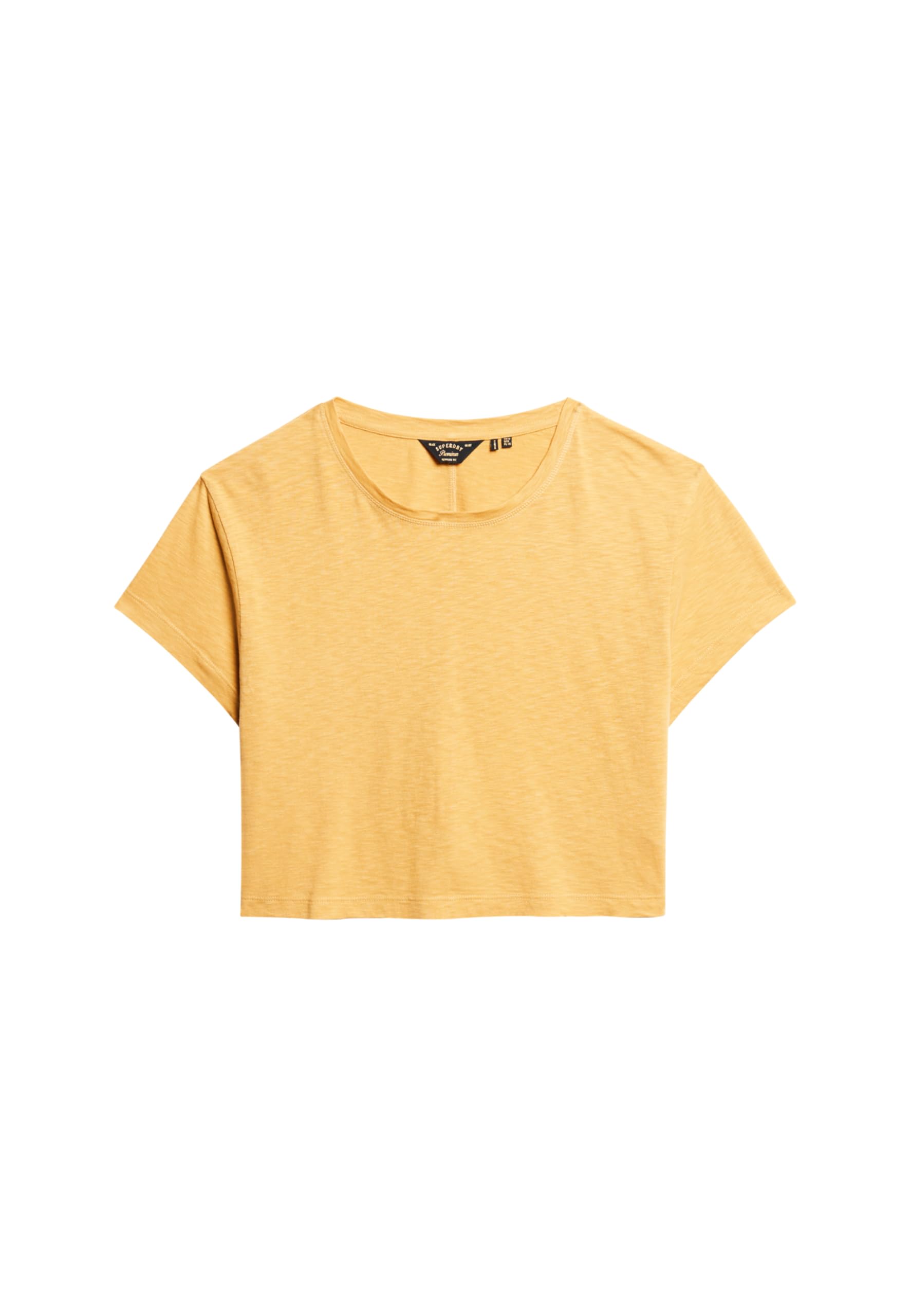 Superdry C4 - Basic Non-Printed T Shirt (W) Kobiety Slouchy Cropped Tee