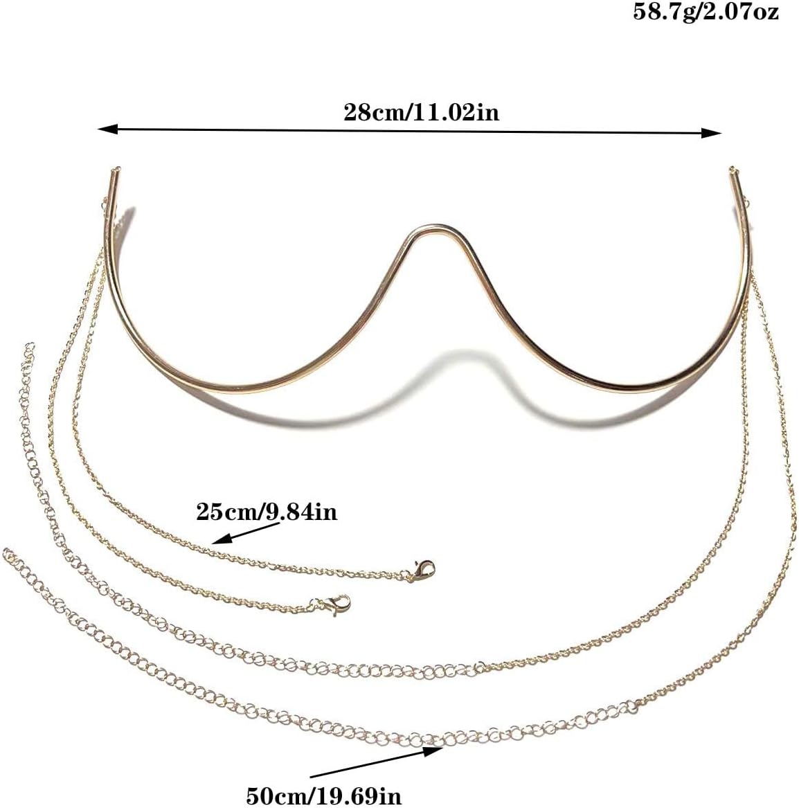 Gold Bra Bracket Chain for Women Sexy Chest Bralette Bikini Gold Body Chain Jewelry