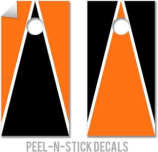 College Colors Cornhole Decals - Cornhole Crew - ACA Regulation Size Cornhole Board Decals