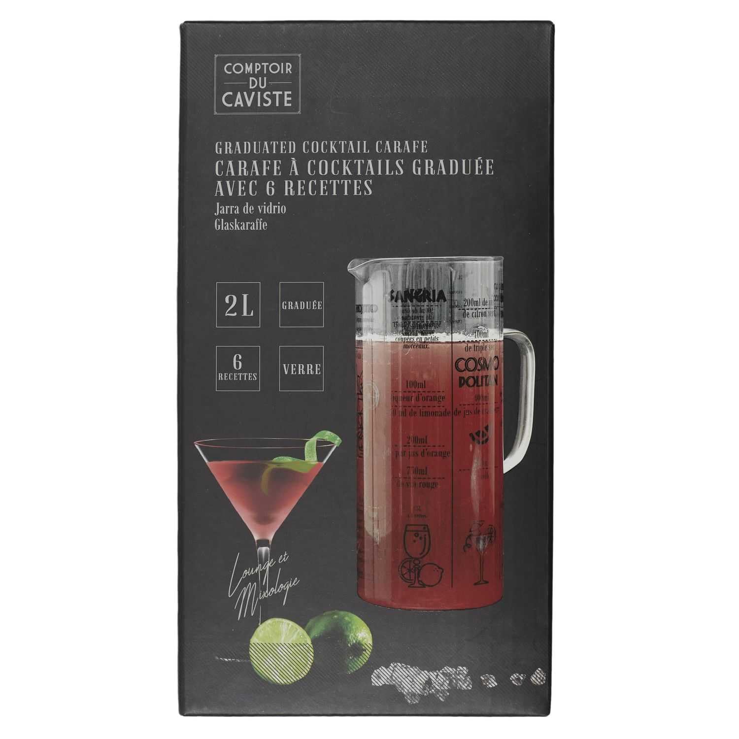 COOK CONCEPT KV7349 Cocktail Set 15 Accessoires - Bar à Cocktails Complet En Acier Inoxydable