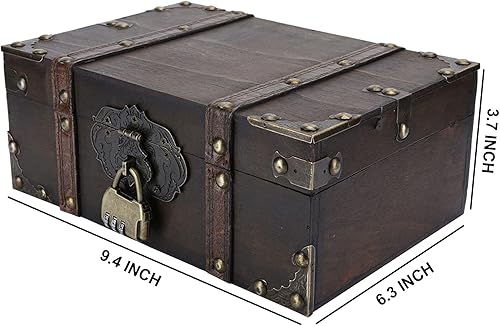 Miniatura 5 de Caja grande de bambú con cerradura de combinación  Cajas decorativas con kit de bandeja extraíble, frascos de vidrio herméticos y accesorios de