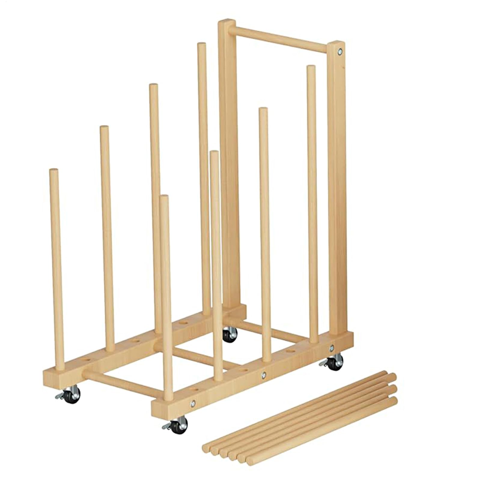 Portaoggetti per Art Canvas Scaffale in Legno Compatto Risparmia Spazio | Scaffale per Archivio Artistico Adatto a Opere d'Arte Poster Studio Scrivania Porta Artigianato Bambini Scuola Casa
