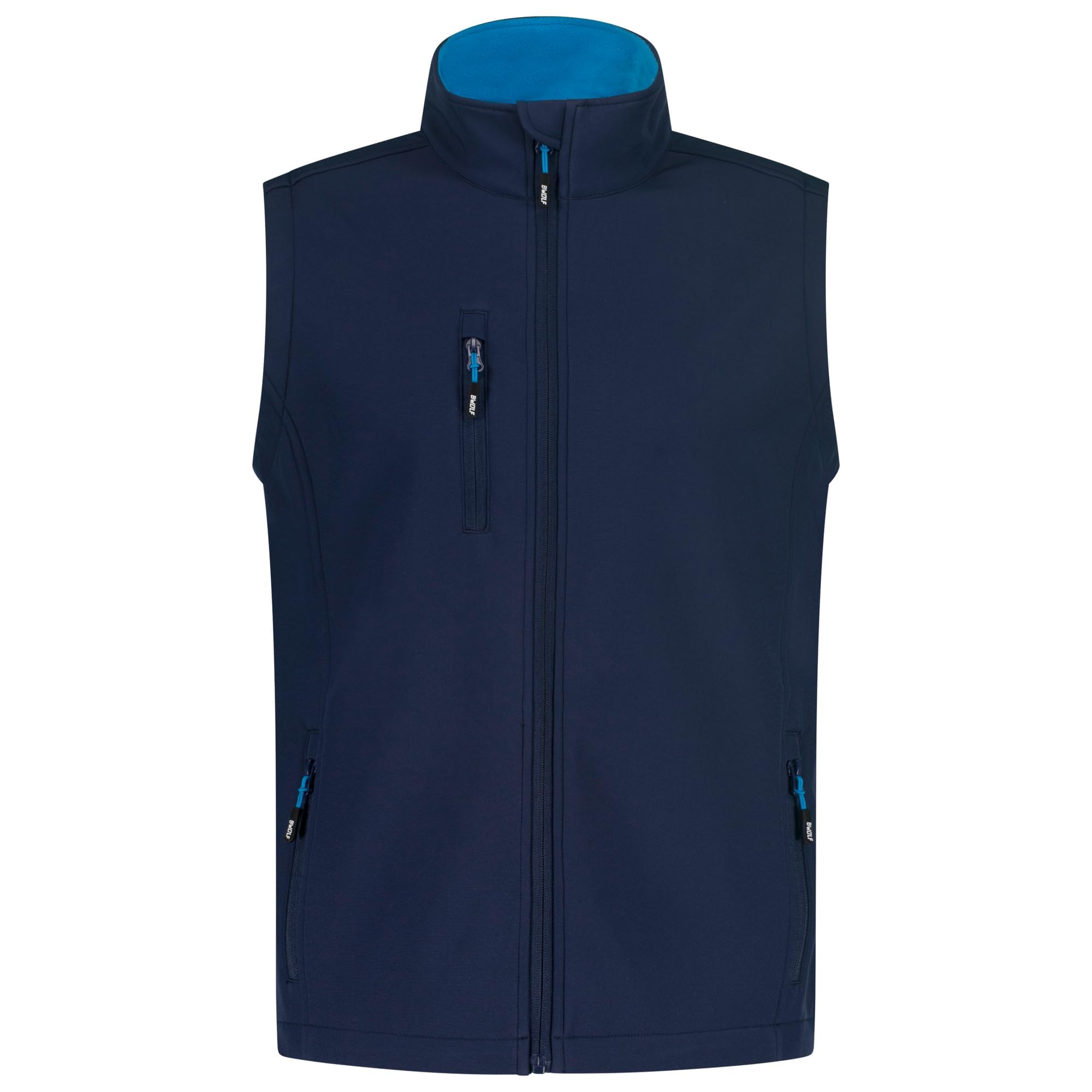 BWOLF GRIN Gilet softshell pour homme - Gilet d'extérieur en softshell pour homme - Gilet de travail - Doublé