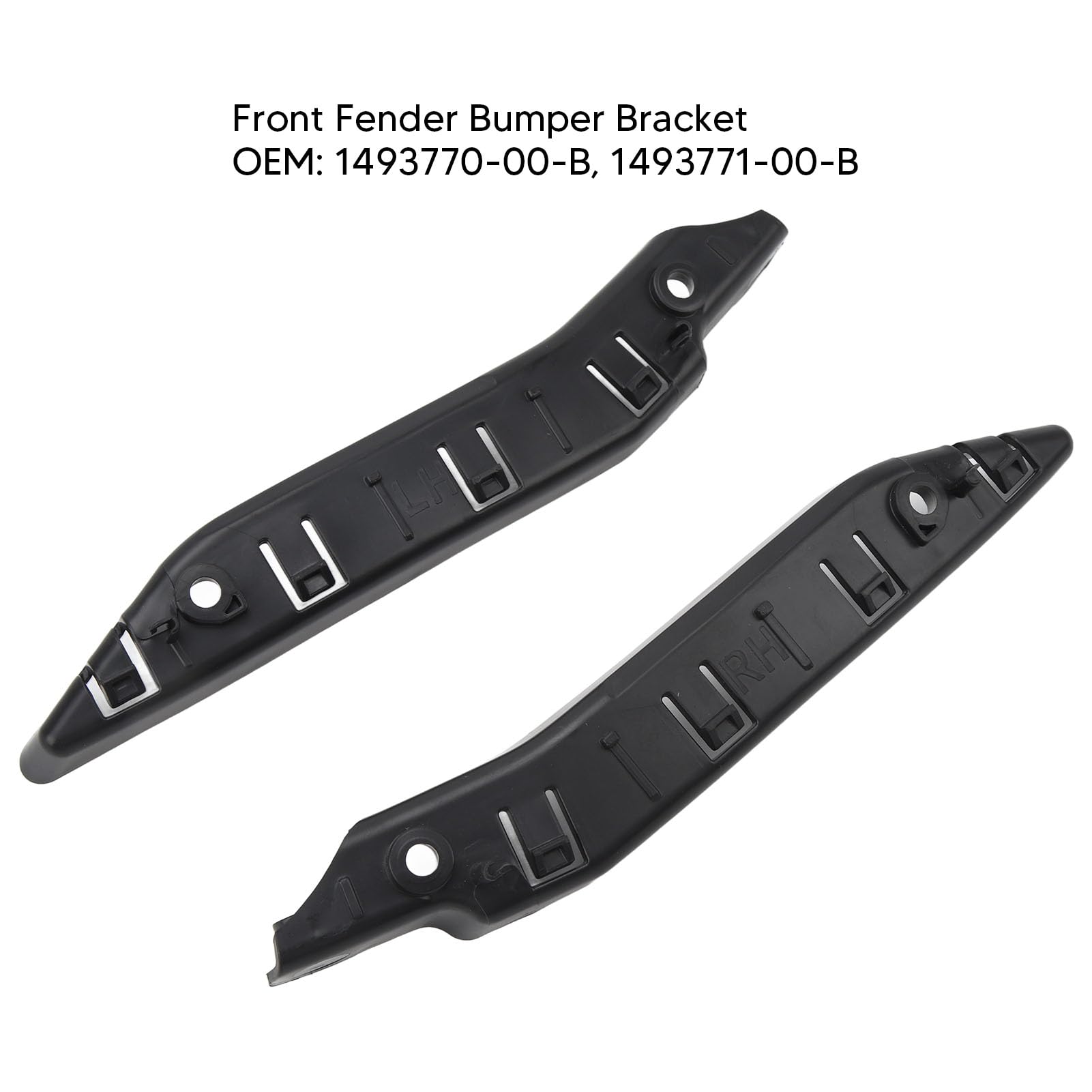 Amazon.com: Zixyqol Front Bumper Bracket, 2Pcs Front Bumper  
