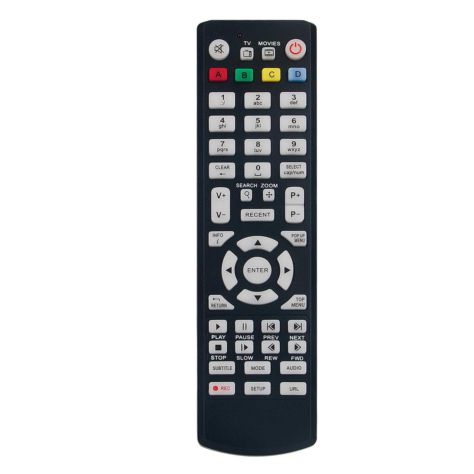 VINABTYReplacement Remote Control Suitable for Kartina TV Relax Like Dune HD Smart,Base,Duo,MAX,Solo Lite,TV-101,TV-301,TV-102, TV-303,53D Lite
