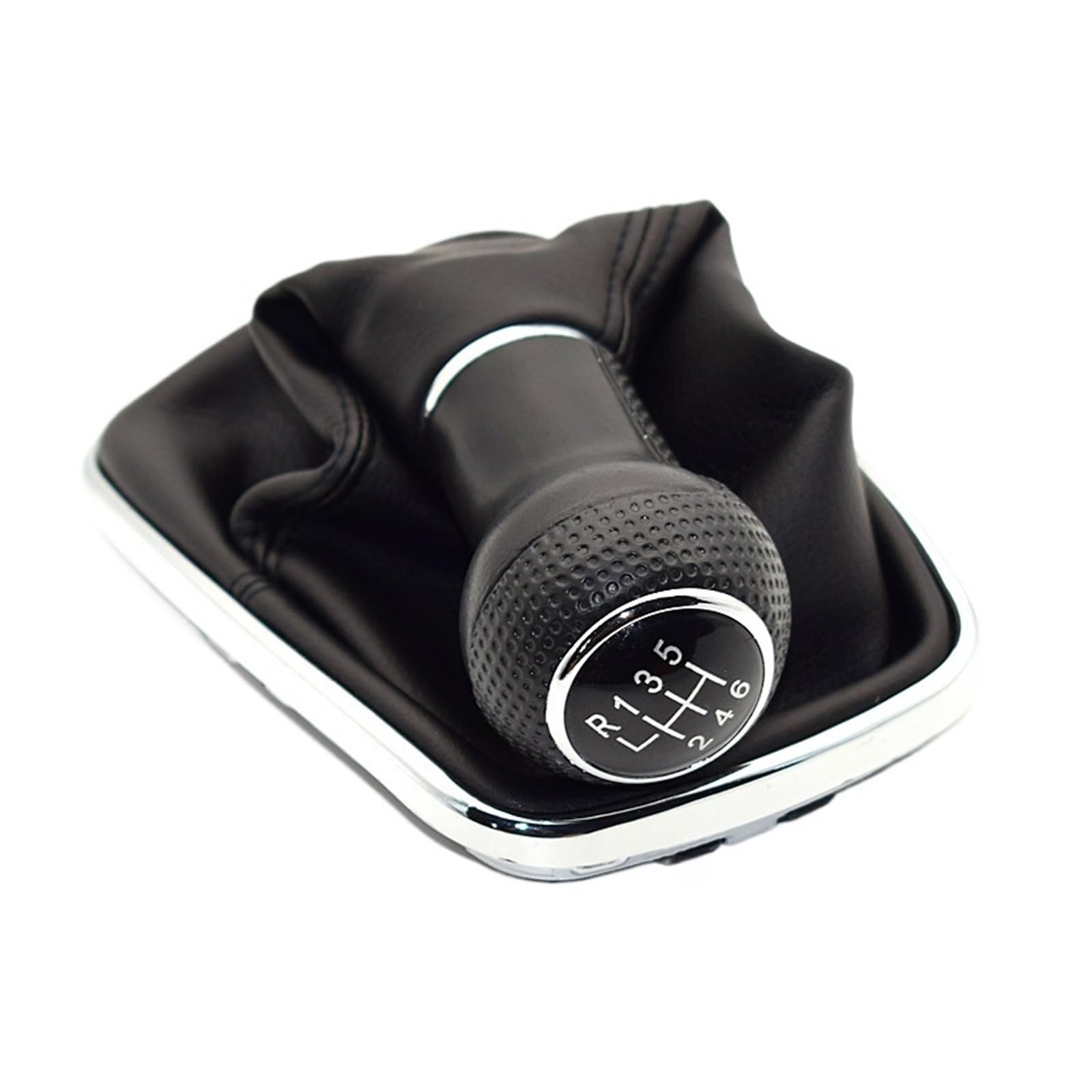 Rbevcrr A 6 Speed Car Shift Lever Knob For Vw For Golf 4 Iv Mk4 For Gti R32 For Bora For Jetta 1999-2004 5/6 Speed 23Mm Gear Shift Knob Gaiter Boot Stick Shifter Pen(A 6 Speed)