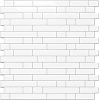 Vista 32 de STICKGOO 10 láminas de azulejos para despegar y pegar para cocina, azulejos autoadhesivos decorativos