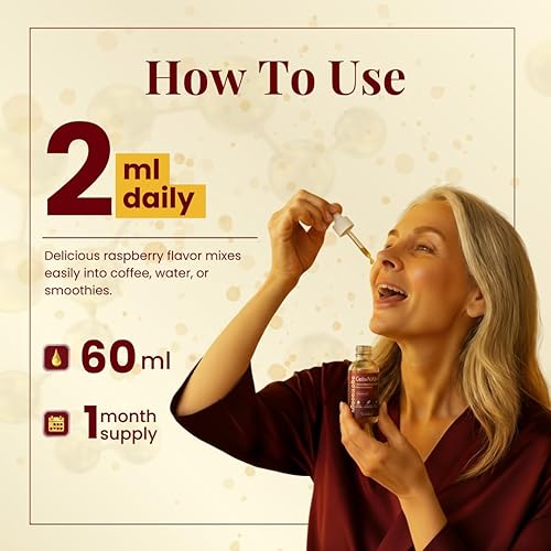 Miniatura 6 de Suplemento liposomal NAD+ Gotas líquidas, alternativa NMN de alta potencia para energía celular, envejecimiento saludable y niebla cerebral, fórmula