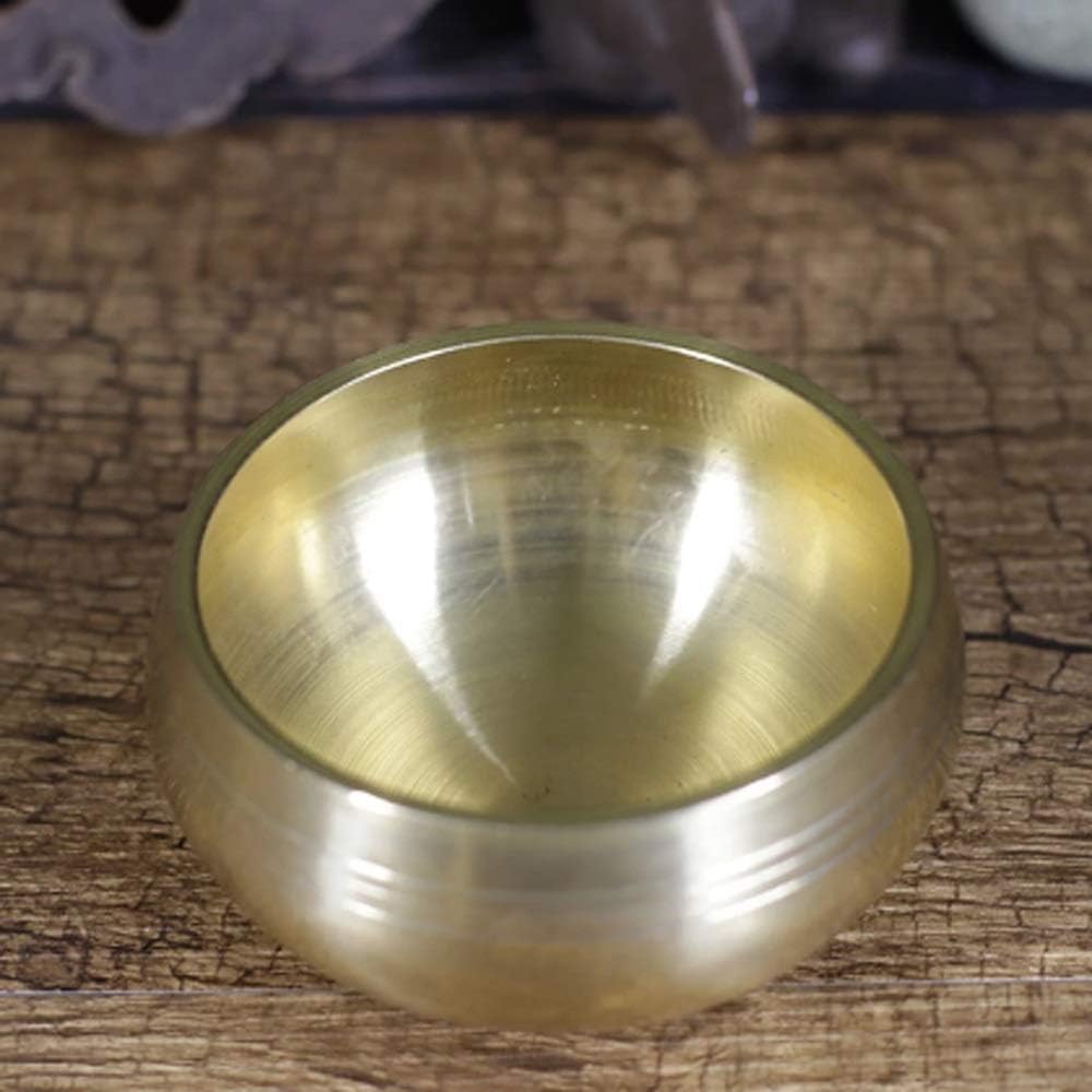 Handmade Buddha Statue Tibetan Bowl Dharma Instrument Music Copper Singing Sound Yoga