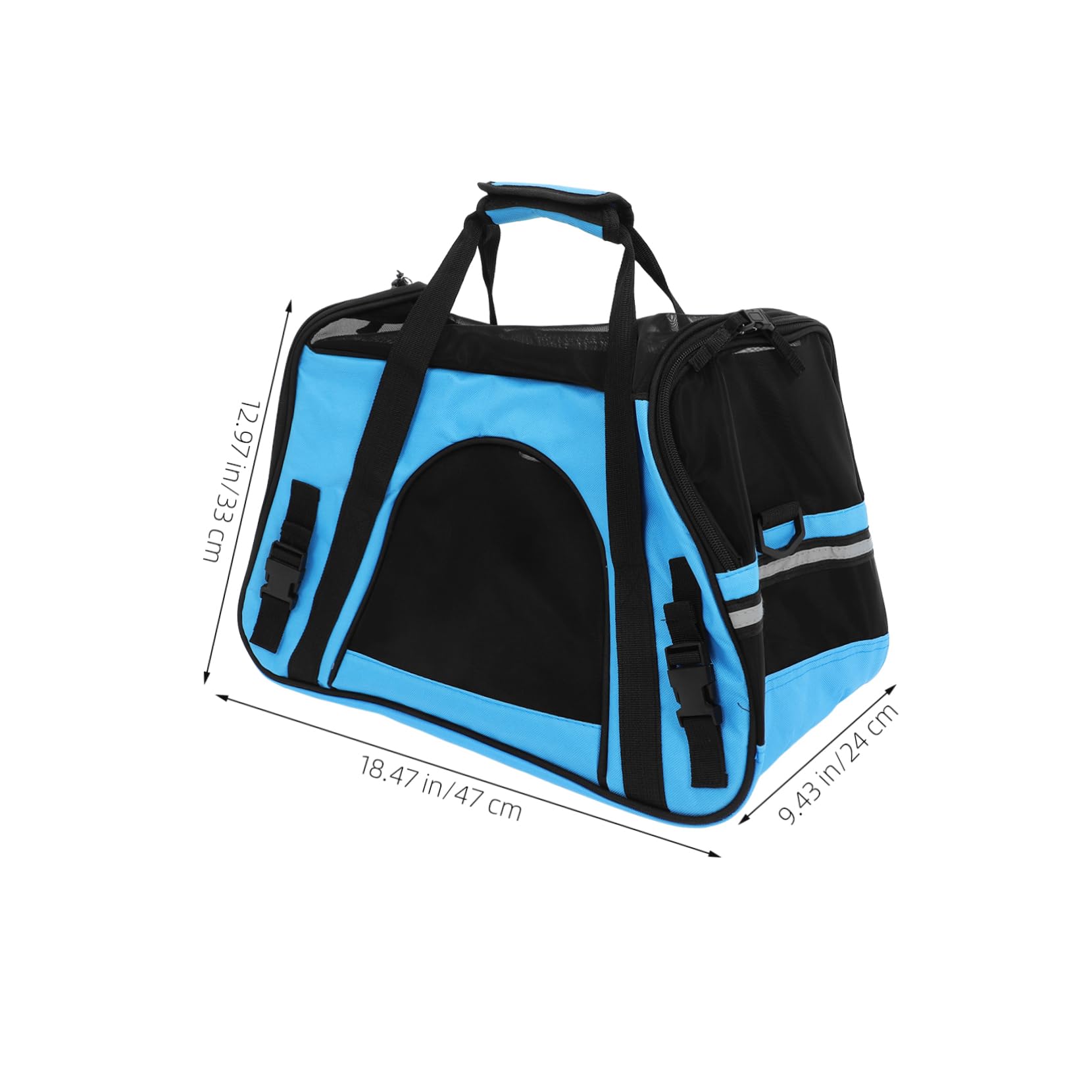 COLLBATH 1pezzi Borsa Trasportino Per Cane e Gatto Realizzata Con Materiali Sicuri e Durevoli Design Traspirante Per Respirare Liberamente Comoda e Resistente Per Viaggiare Ovunque