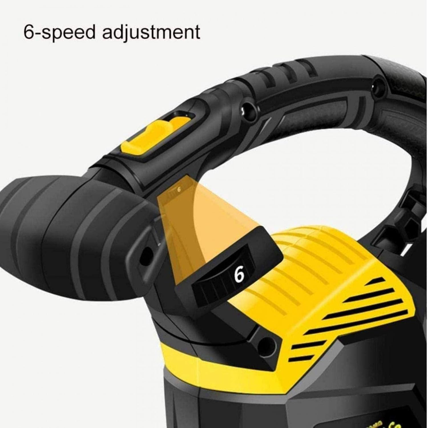 Cordless Leaf Blower Universal Blower Garden Vacuum Variable Speed 40 Litre Collection Bag 16:1 Shredding Ratio 3800W