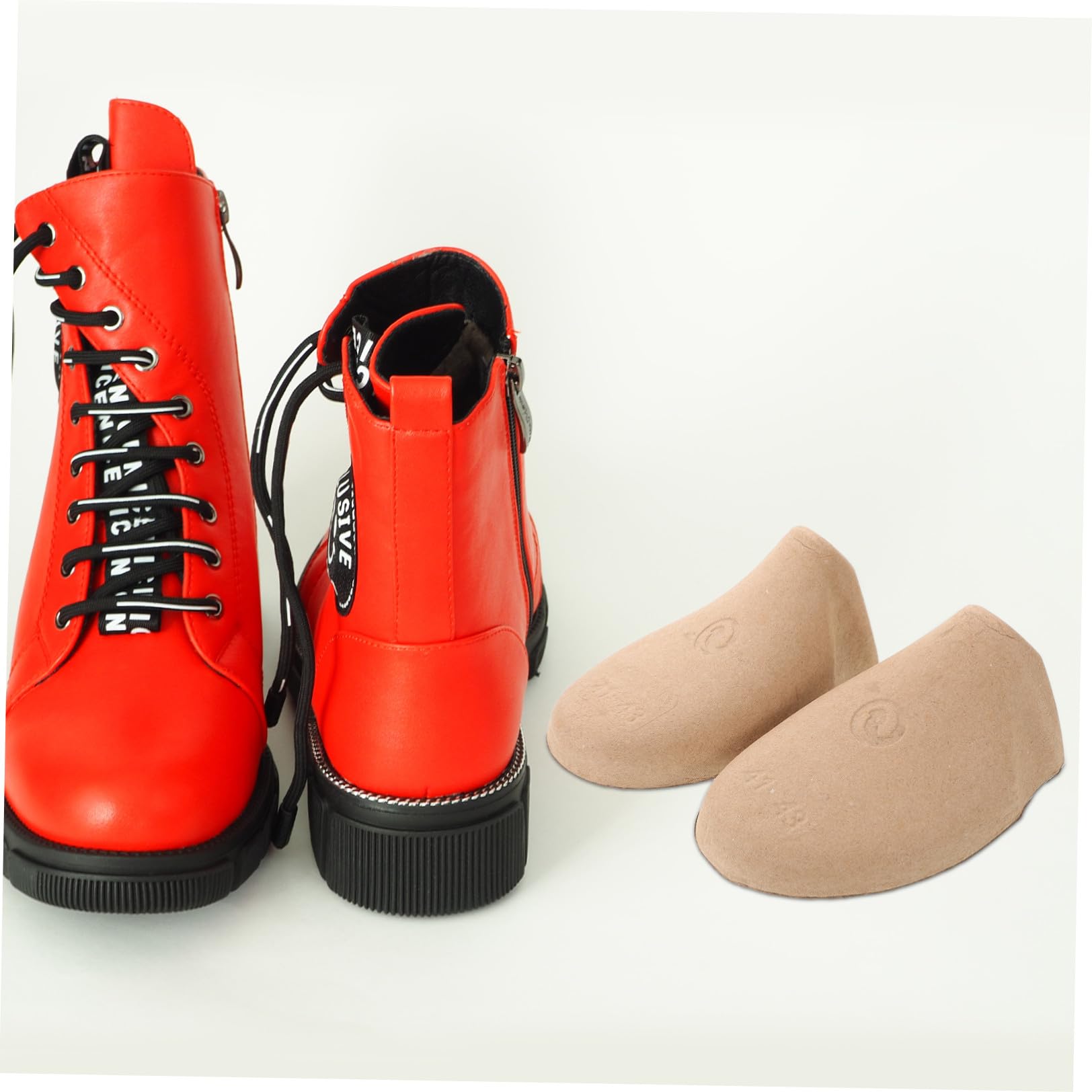 SOLUSTRE Modellatore per Scarpe in Polpa di Cellulosa Eu 41-43, 50 Paia, Supporto Antirughe per Scarpe da Ginnastica Uomo, Accessori per Lavanderia a Secco