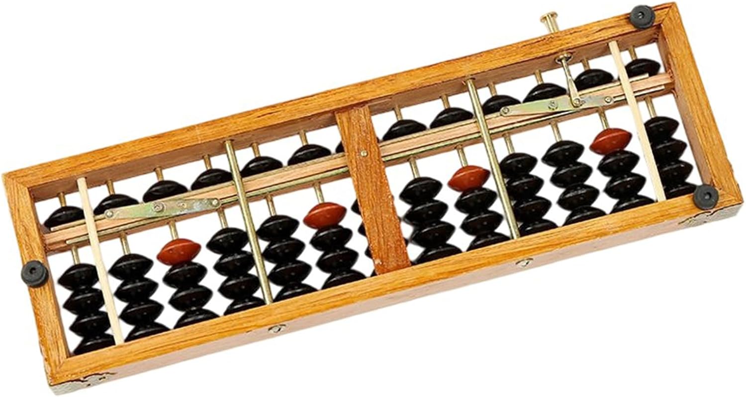 2 Interactive 13-Row Abacus for Mental Calculation Practice, Lightweight & Educational Resource Educational Abacus for Students