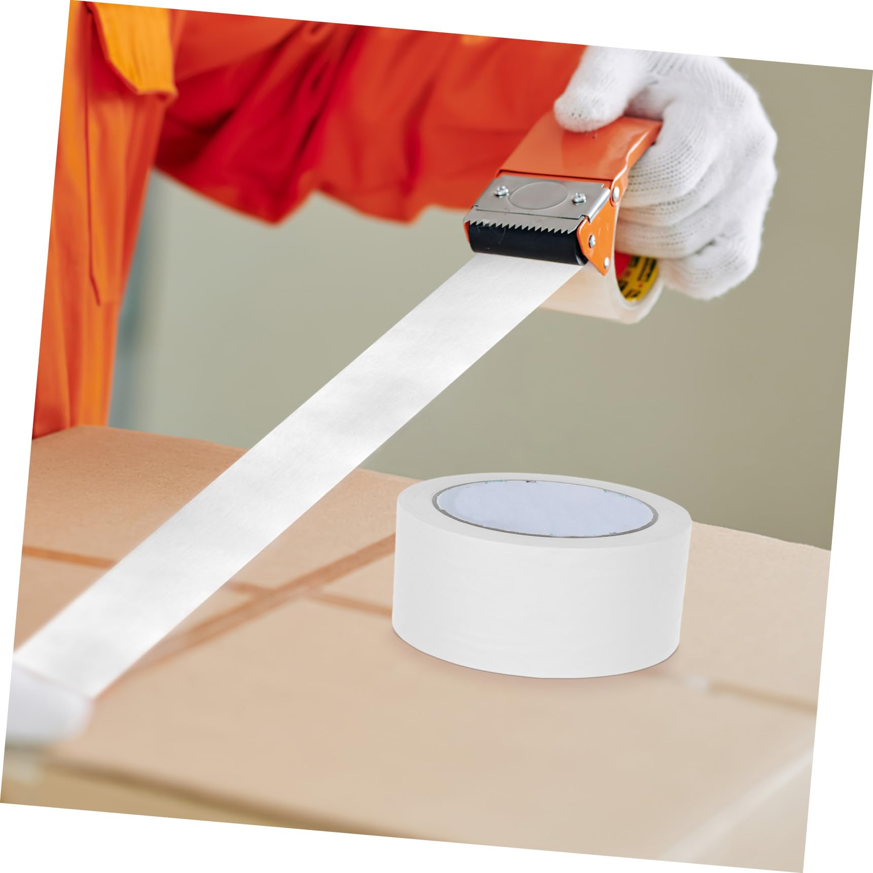 jojofuny 2rotoli Nastro Bianco Per Nastro Spedizione Per Carichi Pesanti Carta Per Spedizioni Nastro Rinforzato Spesso Per Sigillare Scatole