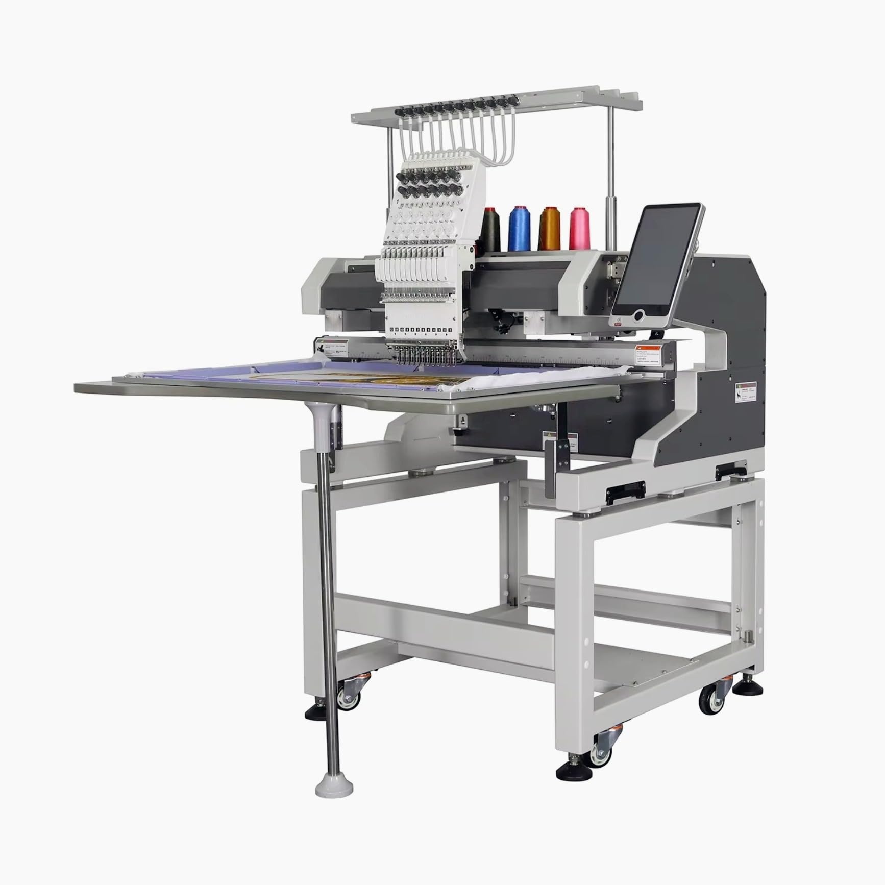 Smart Stitch Stickmaschine mit KI-Digitalisierungslink | Automatische Formatkonvertierung Nähgerät übersetzt automatisch Vektorgrafiken in makellose Stichdateien.
