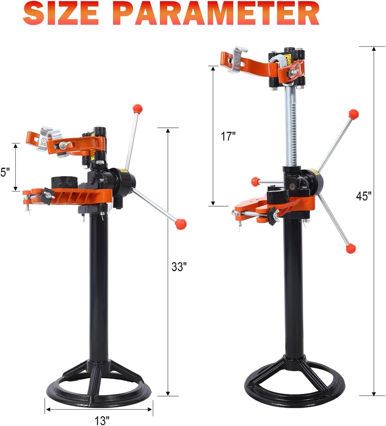 Vehicle Strut Spring Compressor Tool - Heavy Duty Coil Spring Press Removal Tool with 2200Lbs Compression Force & 20" Maximum Height | Shock Absorbing Spring Disassembly Tool for Car Repairing