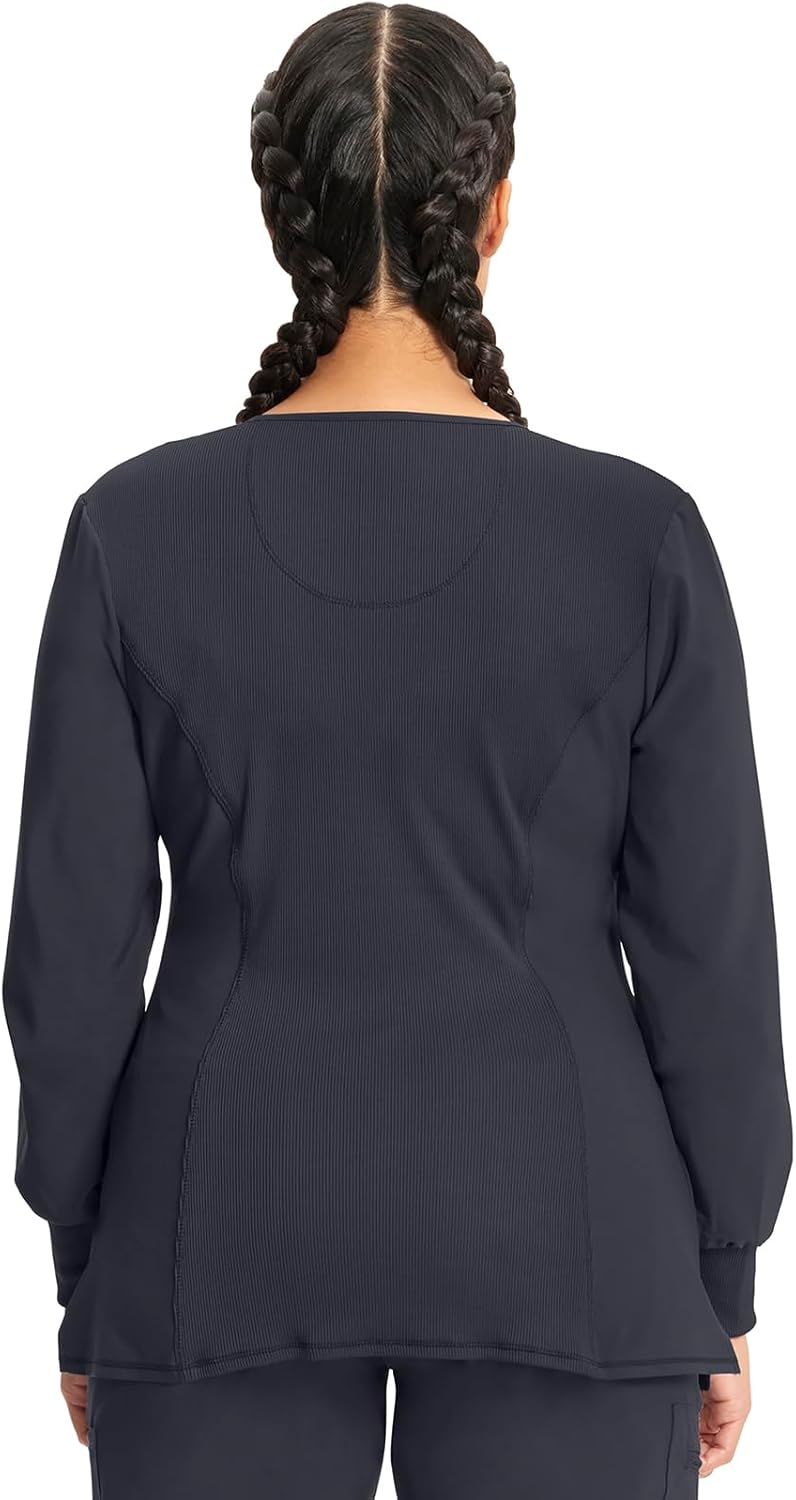 Cherokee Infinity Long Sleeve Scrubs for Women, 4-Way Stretch Performance Fabric - CK781A
