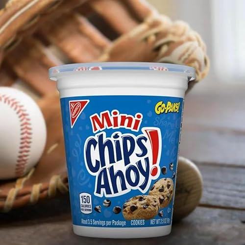 Miniatura 3 de Chips Ahoy Mini Go-Paks Galletas de chispas de chocolate On The Go Snacks, 3.5 oz – Paquete de 3 (10.5 oz en total)