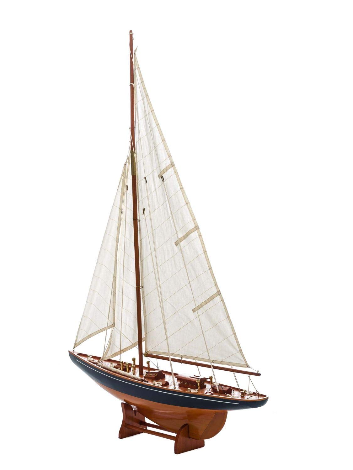 Modellschiff Segelschiff Segelyacht Yacht Schiff Boot 112cm kein Bausatz