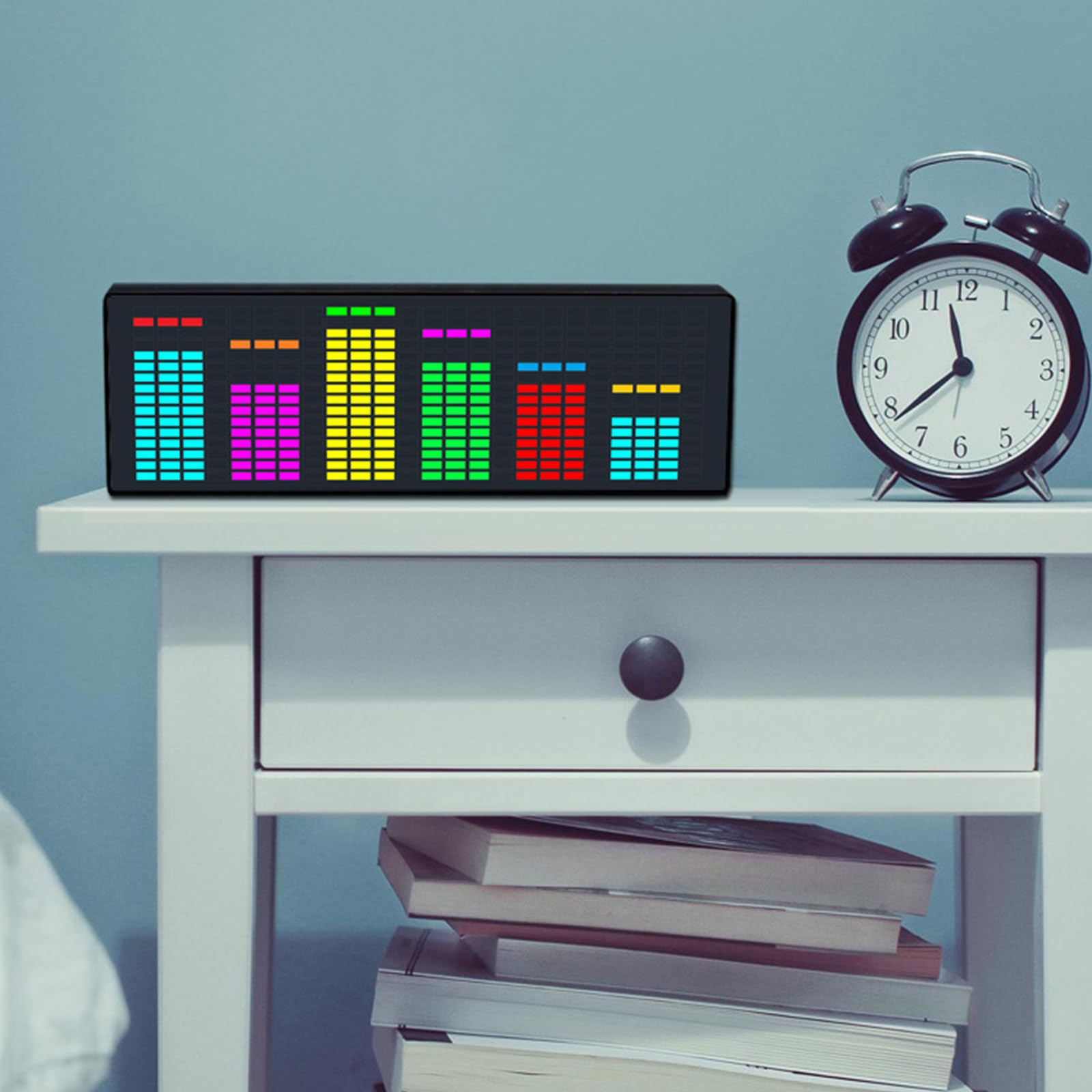 Lumière à Musical LED avec capteur Vocal, Affichage de