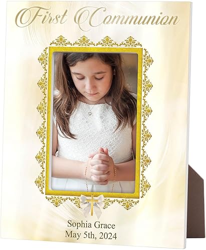 Miniatura 4 de Fox Valley Traders Marco de confirmación personalizado, 2 líneas de personalización