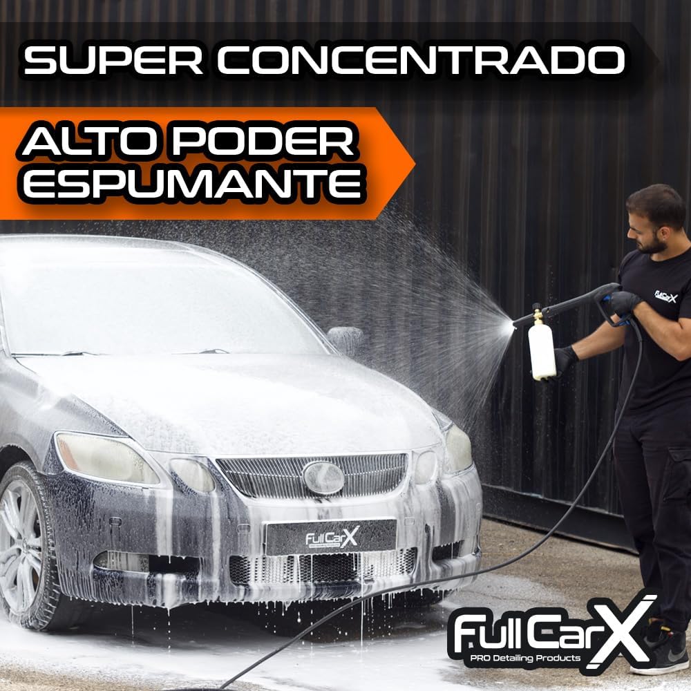 AutoFullCar - CHAMPÚ ACTIVO BRILLO FullCarX by Full Dip | 5 LITROS | COCHE MOTO EMBARCACIÓN |VEHICULOS EN GENERAL