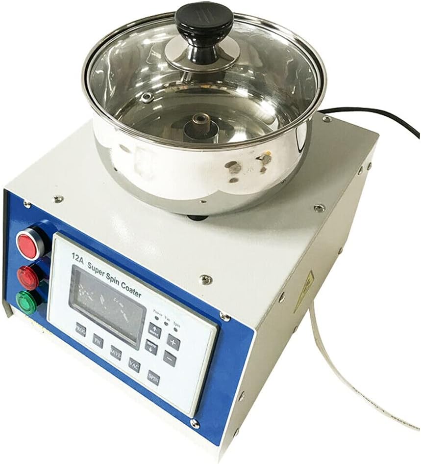 INTBUYING Laboratory 12A Spin Coater Super Compact Spin Processor Glue