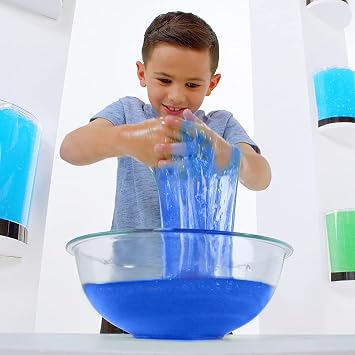 ZIMPLI - Slime Play Blue, DIY Slime Kit, colourful slime, Activity Toy for Children, Garden Toys, Pocket money or Christmas Stocking Filler