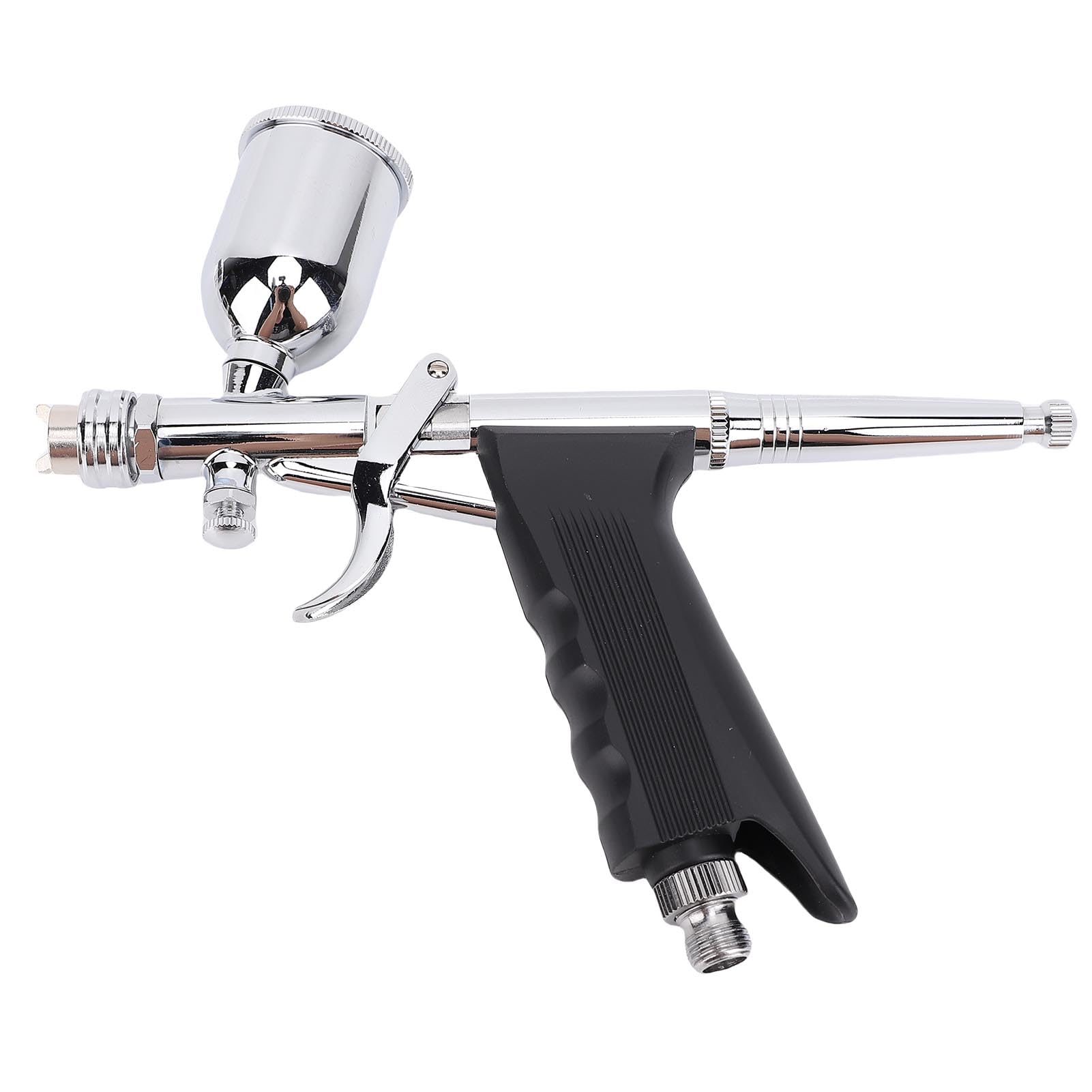 Airbrush-Set mit Doppelter Schwerkraftzufuhr und 0,3-mm-Düse Zum Malen von Künstlerbedarf, Flexibel und Einfach zu Bedienen, für Künstler und Anfänger, Aluminium und Kupfer