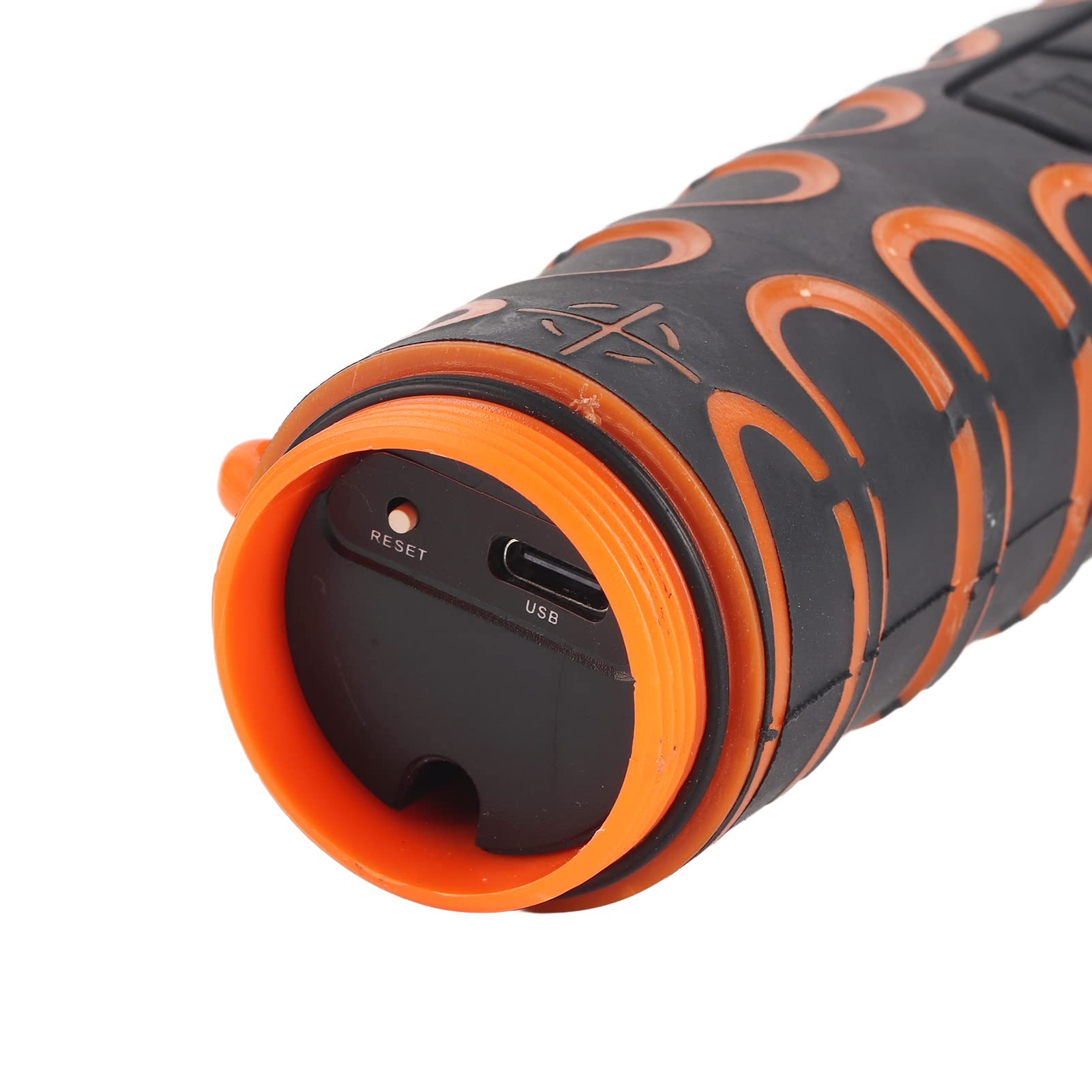 Detector de Metales de Mano Recargable, Detector de Búsqueda de Tesoros Submarinos, IP68 a Prueba de Agua, con Alarmas Audibles y Vibratorias, para Buceo (Naranja)