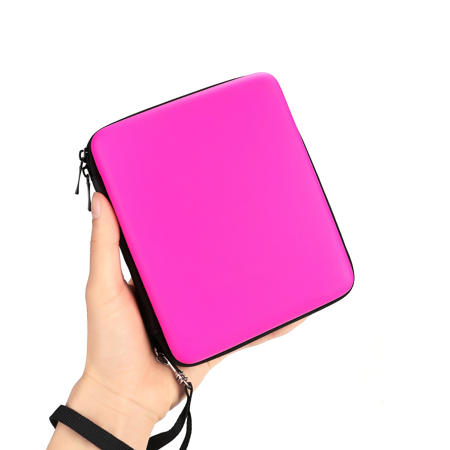 AKWOX Compatible/Replacement for Nintendo 2DS Waterproof Travel Carrying Protectove Case with 8 Game Holders