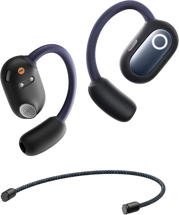Baseus OS Eli Fit Open-Ear True Wireless Headset, Cosmic Black