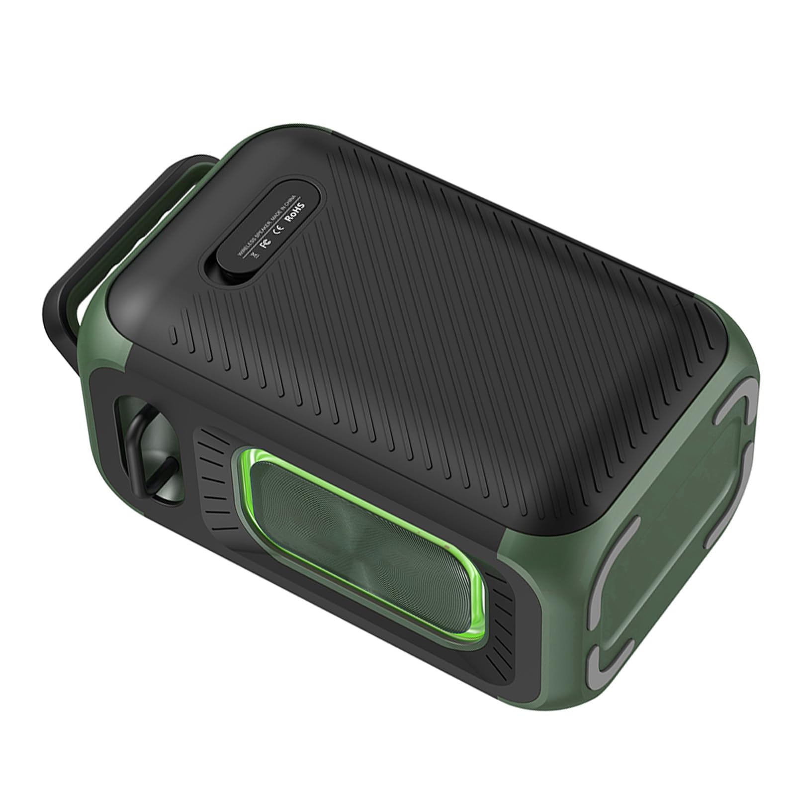 Custodia Portatile per Altoparlante Bluetooth Wireless per (GREEN)