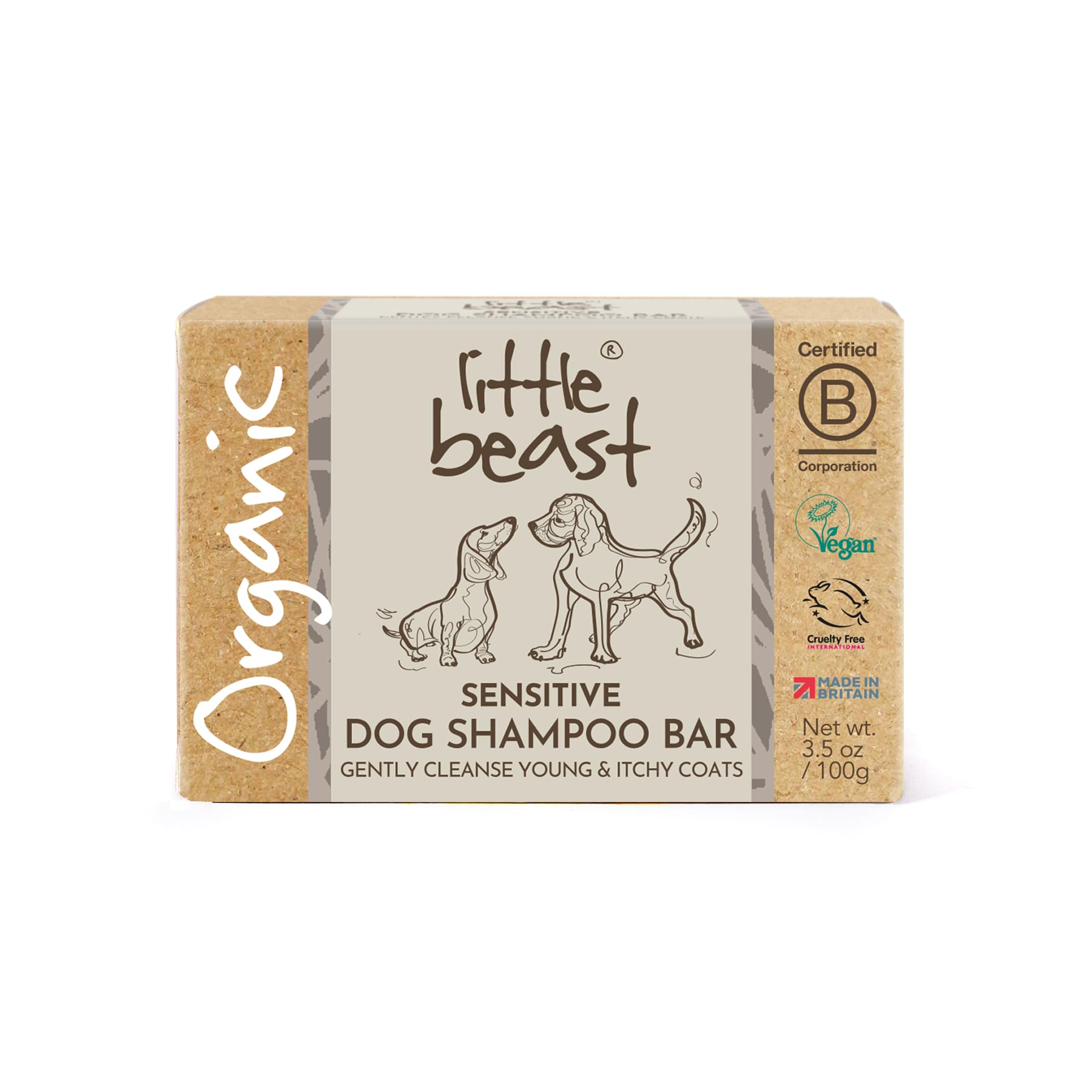 Little Beast Sensitive Dog Shampoo Bar 100G
